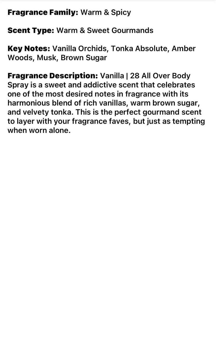 Kayali Vanilla | 28 All Over Body Spray 125ml / 4.2 fl. oz. Sealed! - Picture 6 of 7